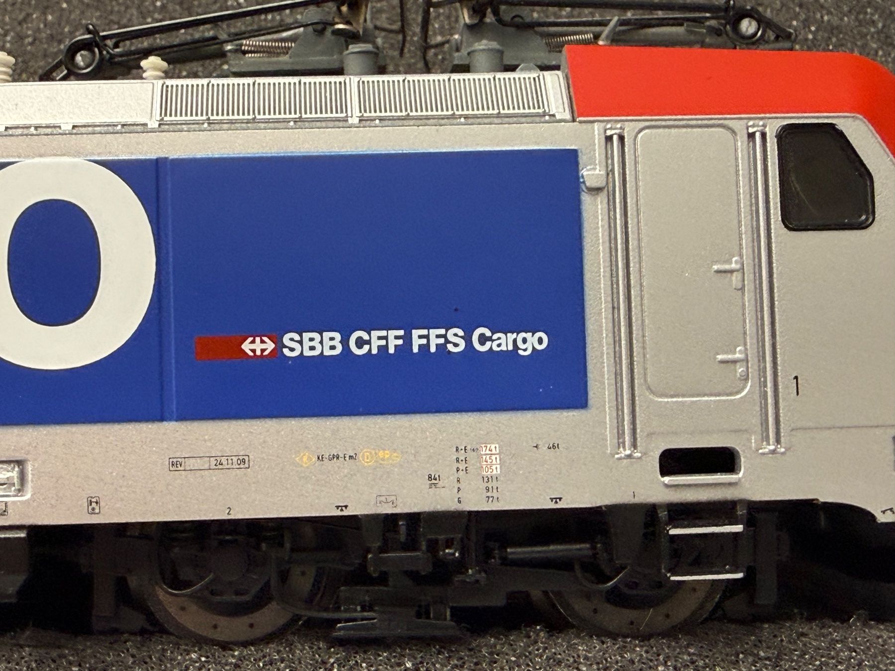 Piko Modelleisenbahnen: Piko 96730 SBB BR 186 Railpool Cargo E-Lok / DC HO – Gebraucht aus Jonschwil von sutfra12 7