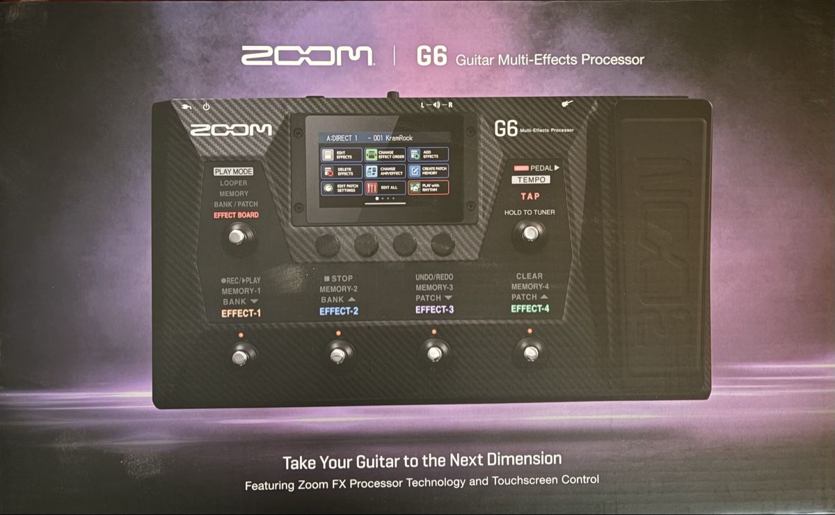 Zoom Verstärker: ZOOM G6 Guitar Multi-Effects Processor neu – Neu (gemäss Beschreibung) aus Sargans von AP7320 3
