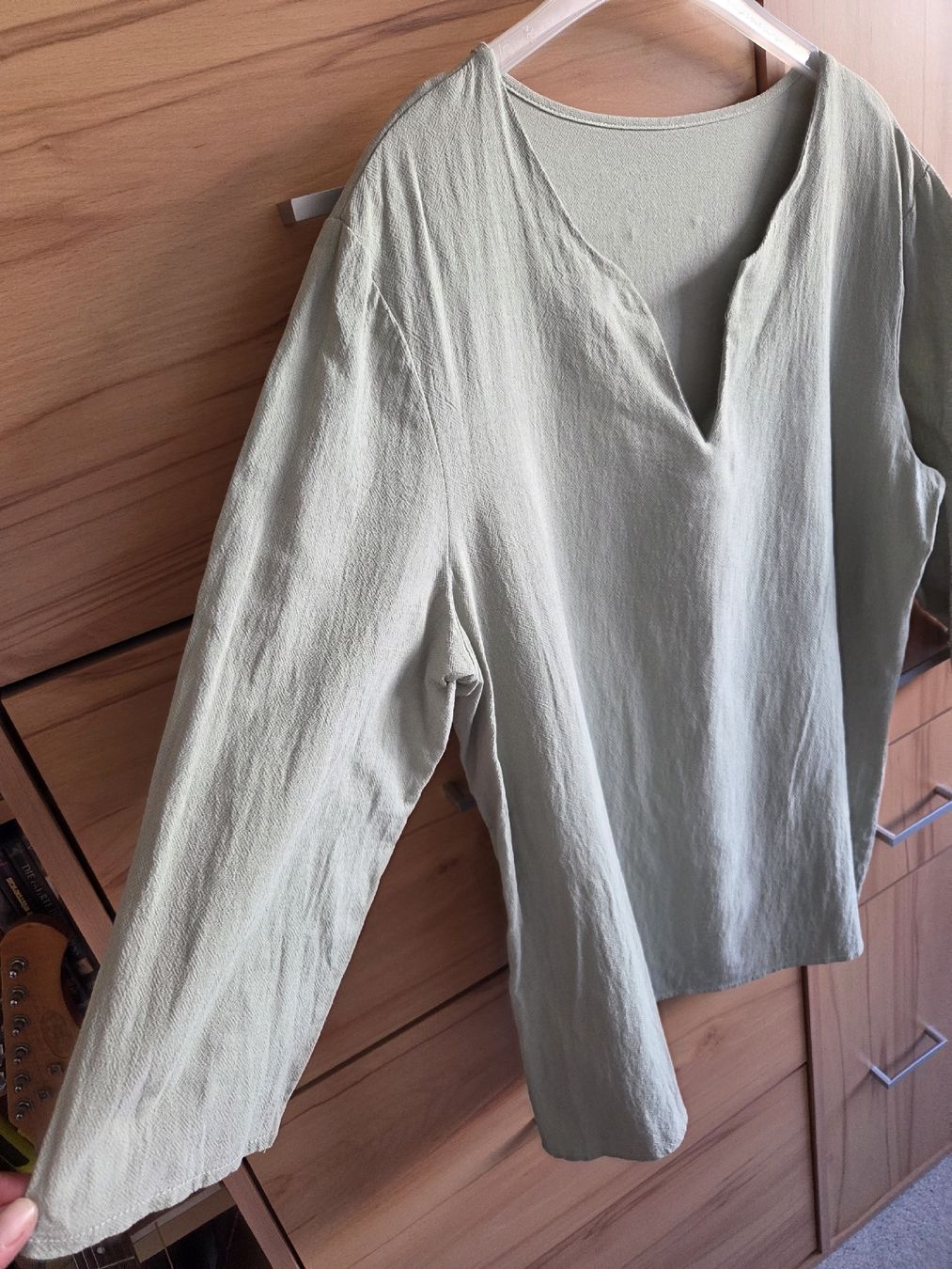 Camicette: Schlupfbluse 100%Baumwolle Lindgrün Gr.4244 – Usato da Winterthur venduto da katzen07 2