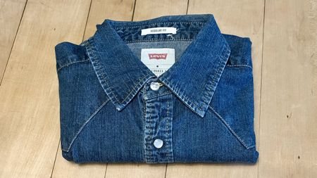 Herren Jeanshemd Levi's Regular Fit blau Grösse M