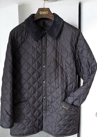 Barbour Steppjacke / Jacke Liddesdale Quilt Blau Gr.  M-L