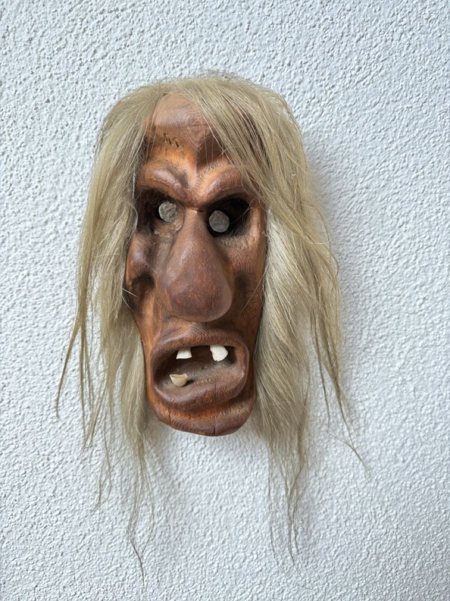 Sonstige Antiquitäten & Kunst: Lötschentaler Holzmaske  – Gebraucht aus Biberist von Momo33 2