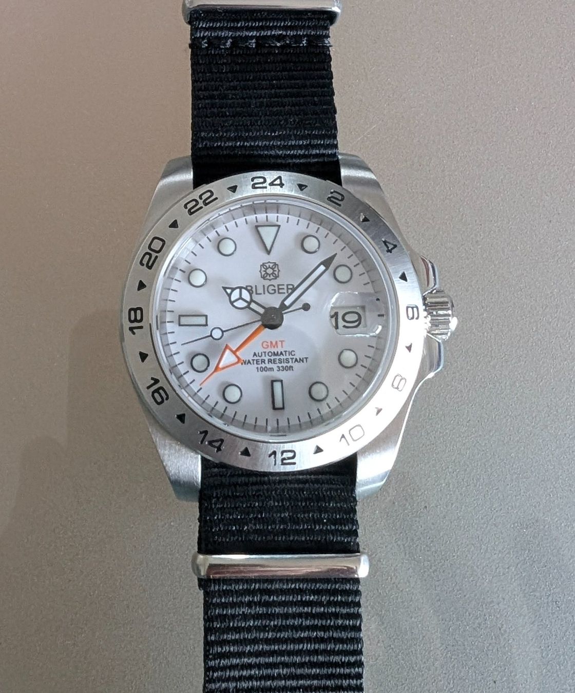 Orologi: Bliger GMT Polar 40 mm - neuwertig – Nuovo (secondo la descrizione) da Birmenstorf AG venduto da Merlinski0