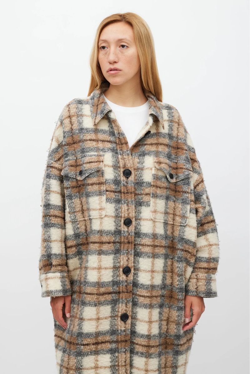 Isabel Marant Mäntel: Isabel Marant Étoile Wool Coat Gabrion Plaid – Gebraucht aus Luzern von Soeuv 3