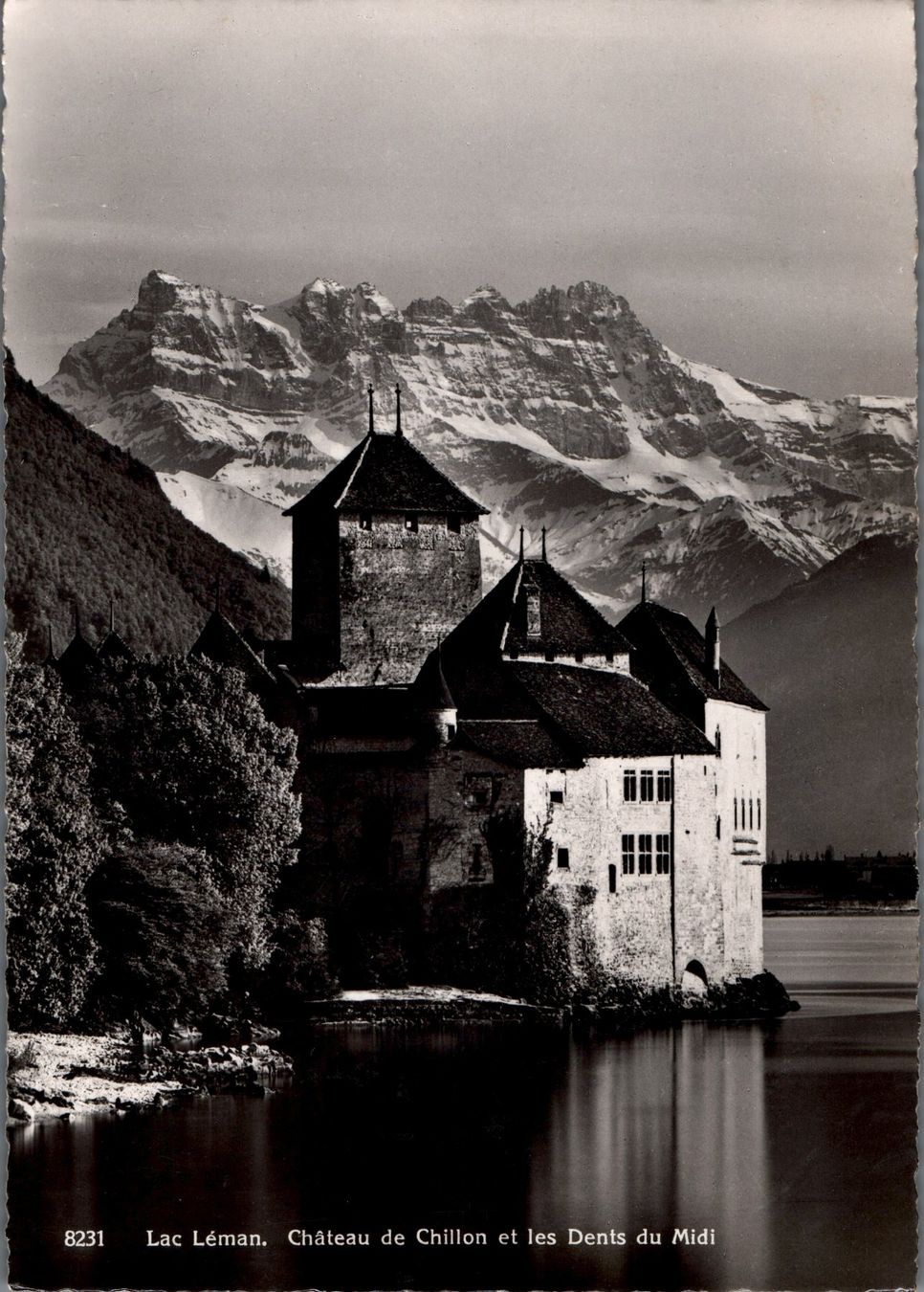 Cartoline postali: Schloss Chillon mit Dents du Midi, ca. 1940, TOP – Nuovo (secondo la descrizione) da Zürich venduto da 1.Simon