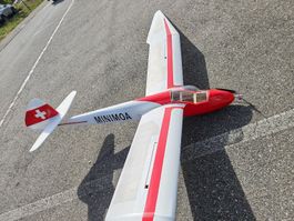 Wunderschönes klassisches RC Segelflugzeug MINIMOA 460 cm