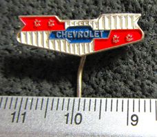 CHEVROLET AUTU OLDTIMER LOGO ANSTECKNADEL GEPRÄGT VINTAGE