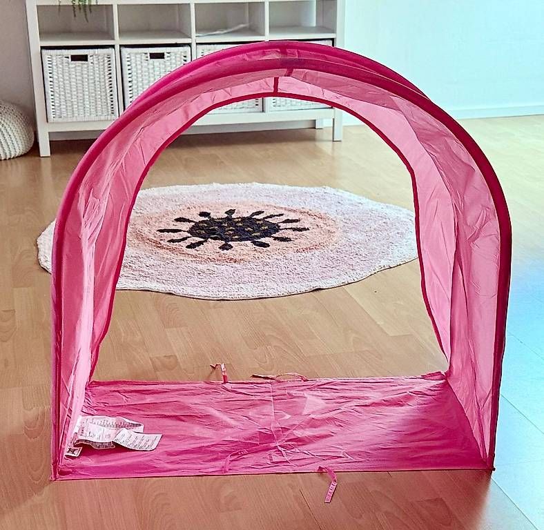 Ikea Betten: SUFFLETT Baldachin, rosa – Gebraucht aus Rheinfelden von Katrin.Lacher 2