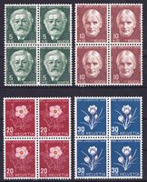 PJ 1945 im 4er-Block, postfrisch**