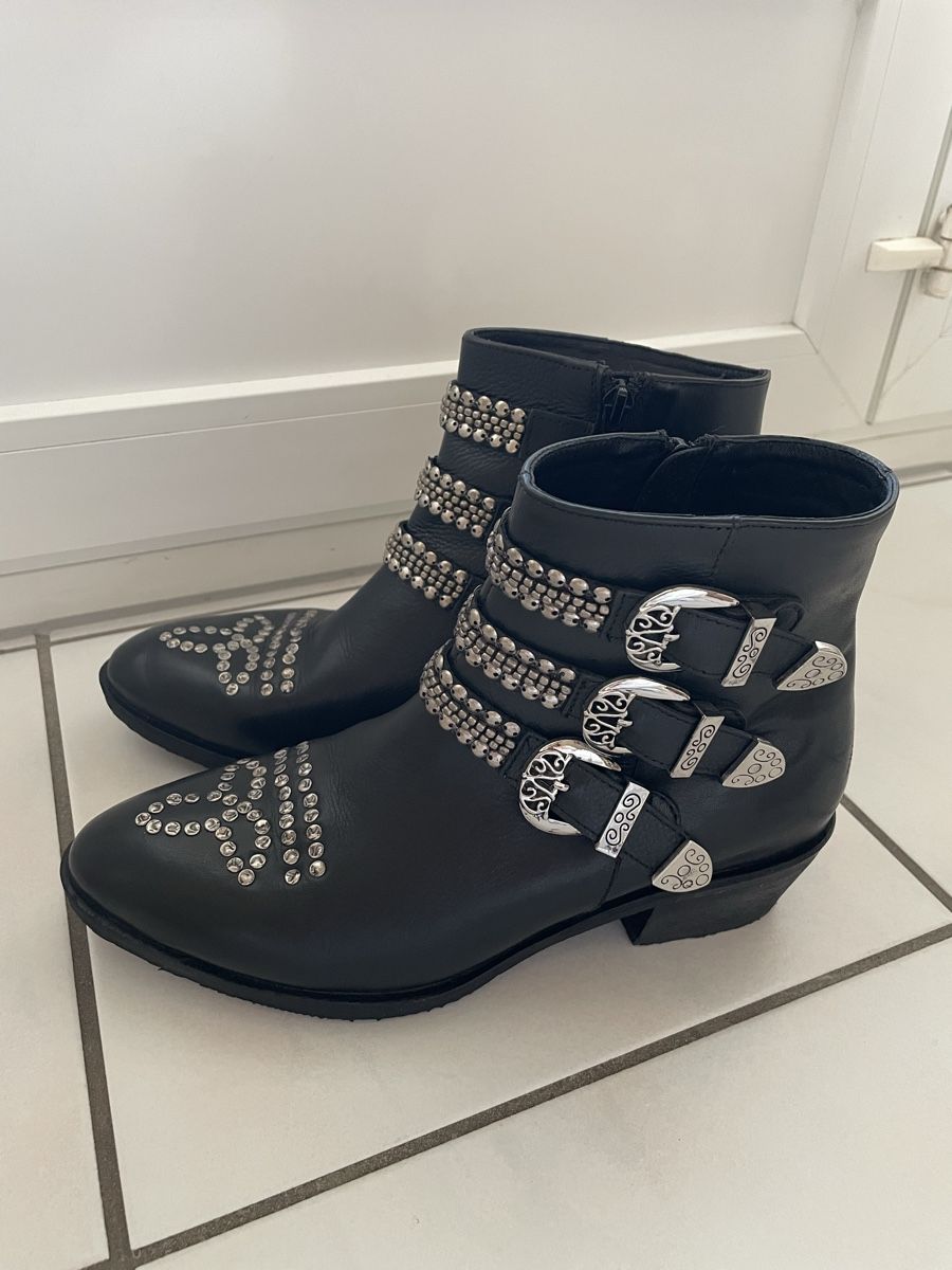 Lazamani Scarpe da donna: LAZAMANI Ankle Boot schwarz – Usato da Widen venduto da evce1318 1