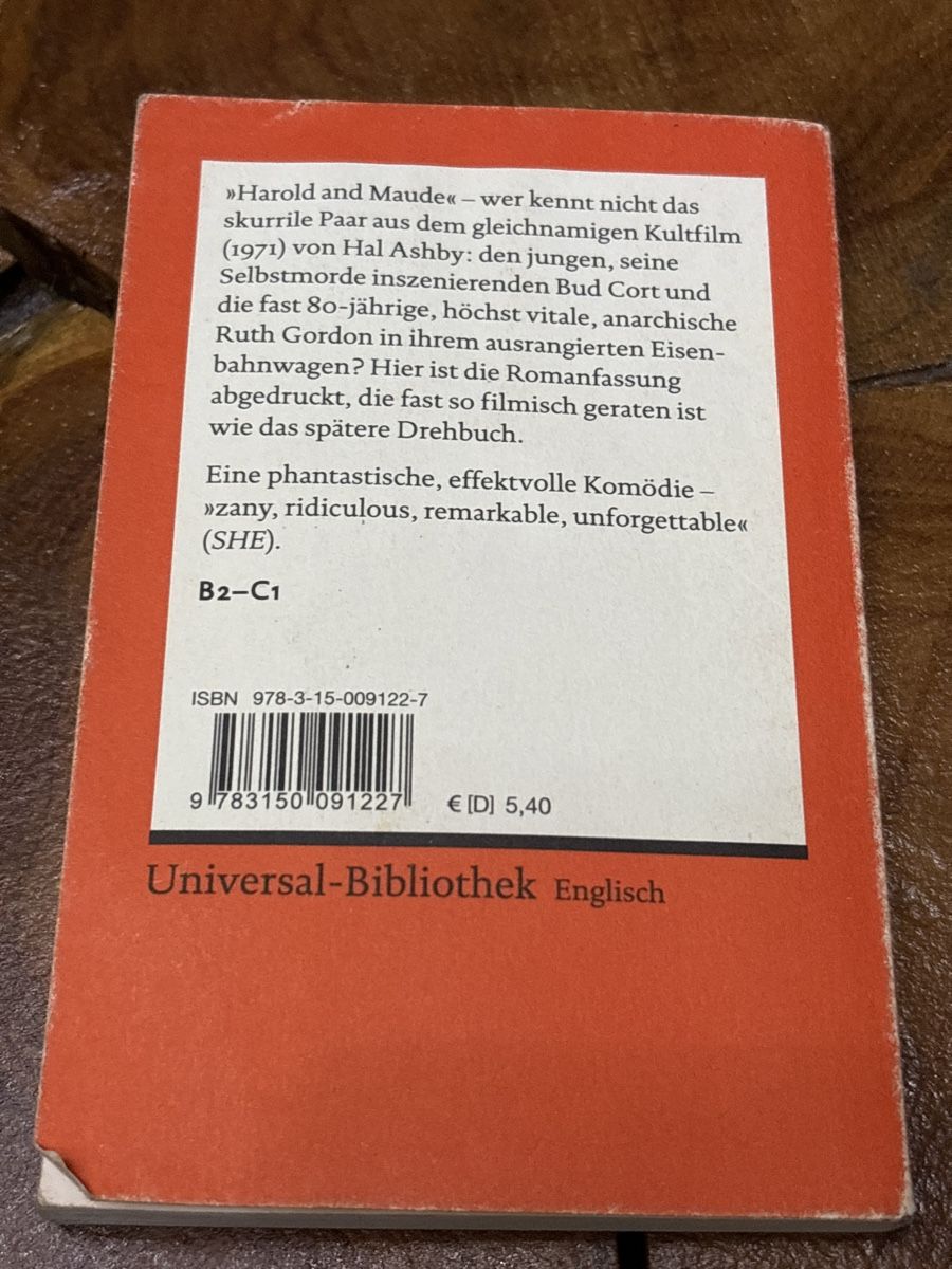 Libri: Colin Higgins Harold and Maude – Usato da Mels venduto da LocalShop 1