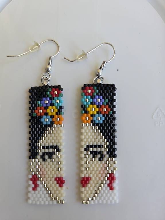 Boucles d'oreille: Frida Kahlo Miyuki Perlen Ohrringe – D'occasion à Au ZH par ali_tf7f