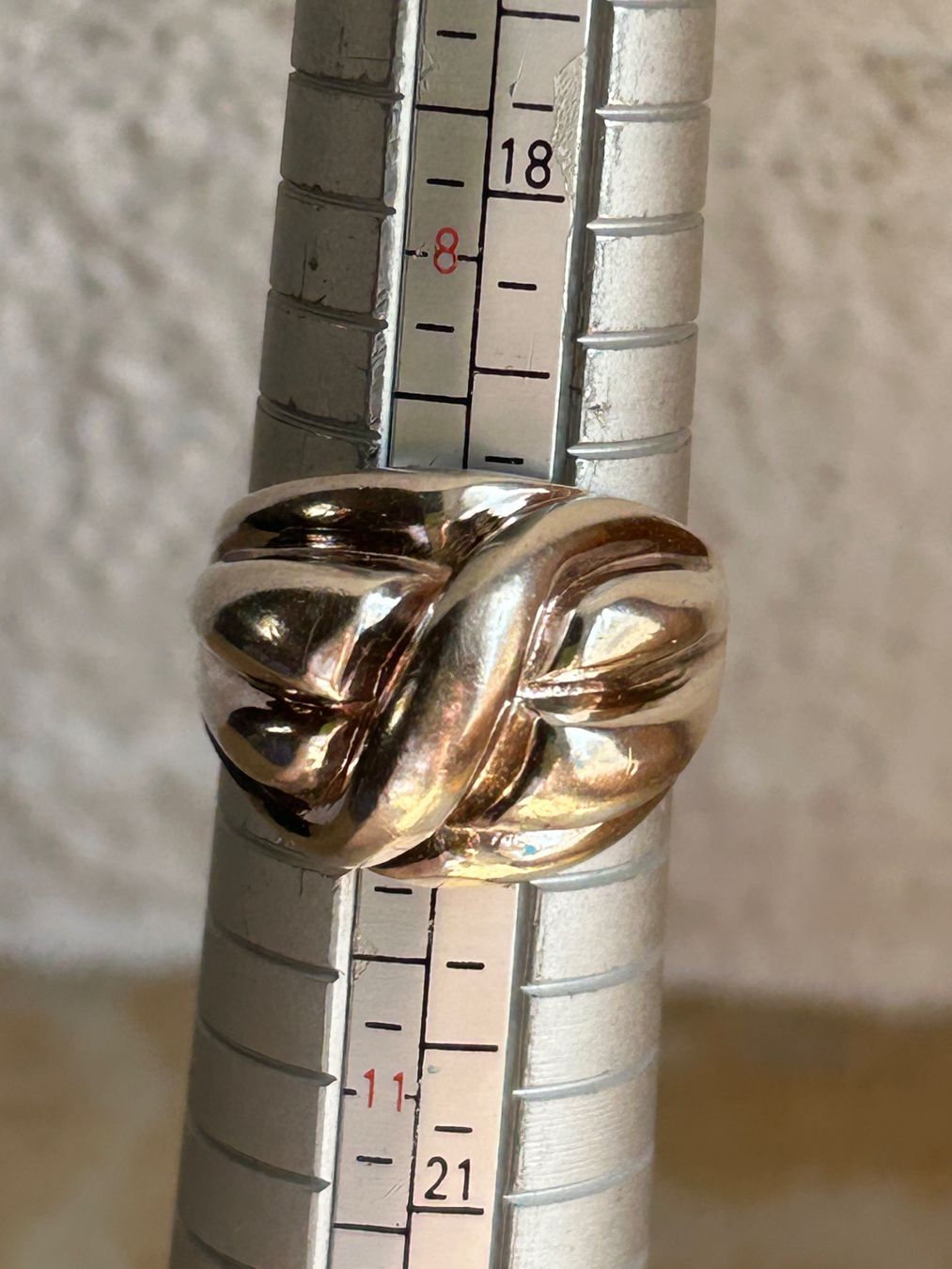 Anelli: Massiver VINTAGE Silberring PRESENT Gr. 61 – Usato da Laufen venduto da Bellebellezza