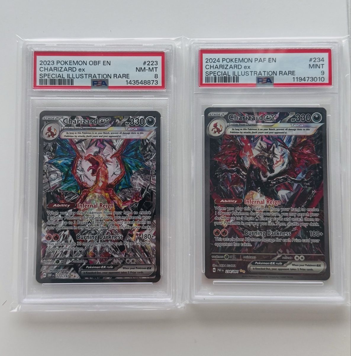 Pokémon Carte collezionabili: Pokemon Charizard EX PSA 8/9 EN – Usato da Zeiningen venduto da flo_8cxw