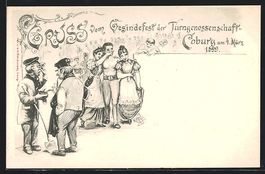 Litho Coburg, Gesindefest der Turngenoss