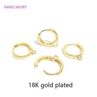 Ohrhänger mit Oese - Farbe 18K Gold (2 Stück) neu