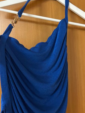 SHEIN One-Shoulder Oberteil Blau Gr. M
