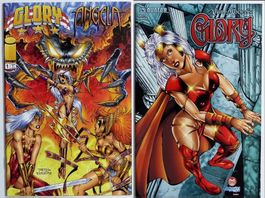 GLORY ANGELA ANGELS IN HELL #1 + ALAN MOORE SEXY GLORY #1