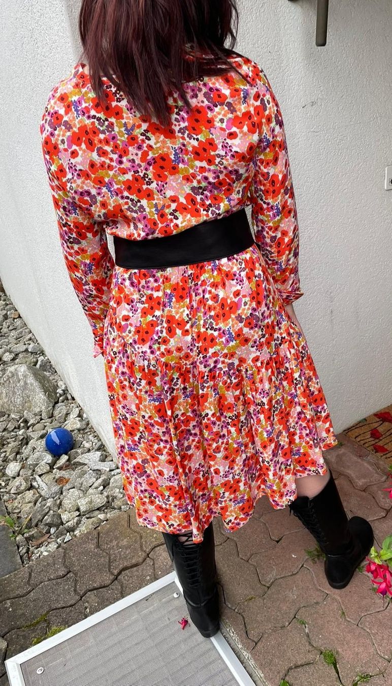 Kleider: Herbstkleid Orange langarm – Neu (gemäss Beschreibung) aus Büttikon AG von rebeccaparvex 1
