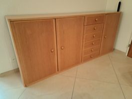 Sideboard Buche mit 6 Schubladen und 3 Türen guter Zustand