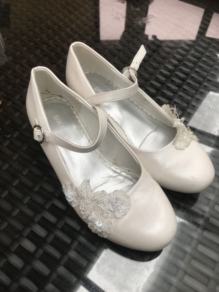 Scarpe per ragazze: Mädchen Ballerinas 31 weiss – Usato da Bergdietikon venduto da antovale