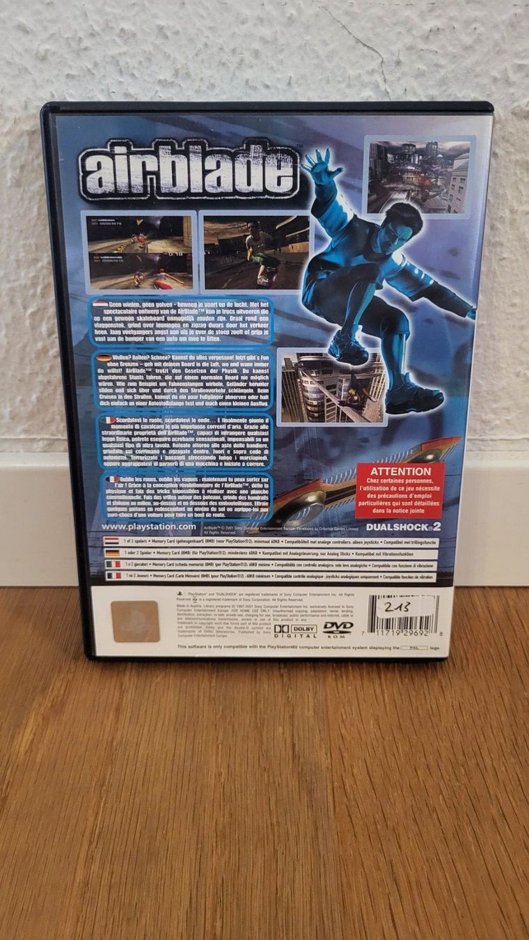 Sony Spiele: PS2 - Airblade – Gebraucht aus Münsingen von DigitaleSpielecke 1