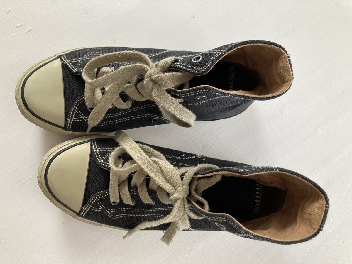 Scarpe da uomo: Hanf Schuhe Gr. 38 schwarz – Usato da Kesswil venduto da Branca-01 4