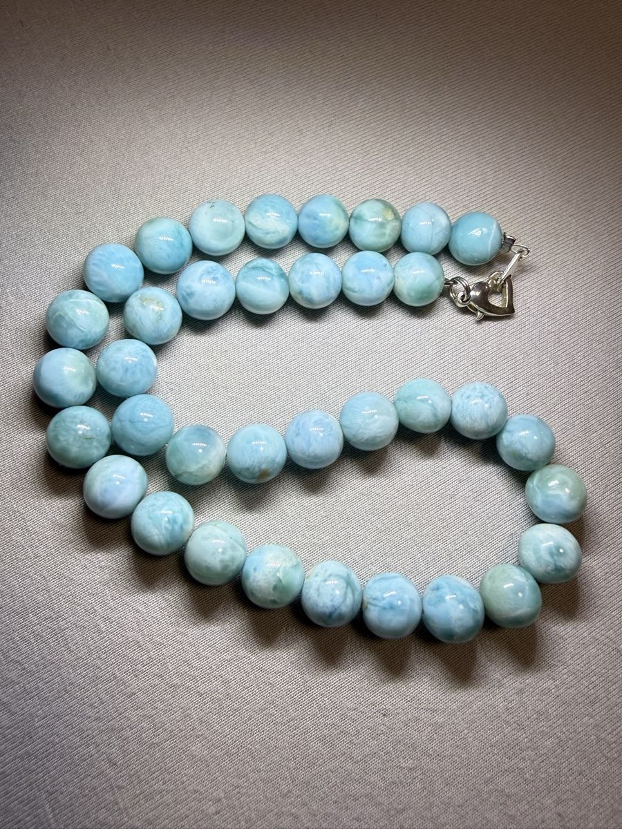 Ketten: Larimar Collier   – Gebraucht aus Oberhof von RealStone 8