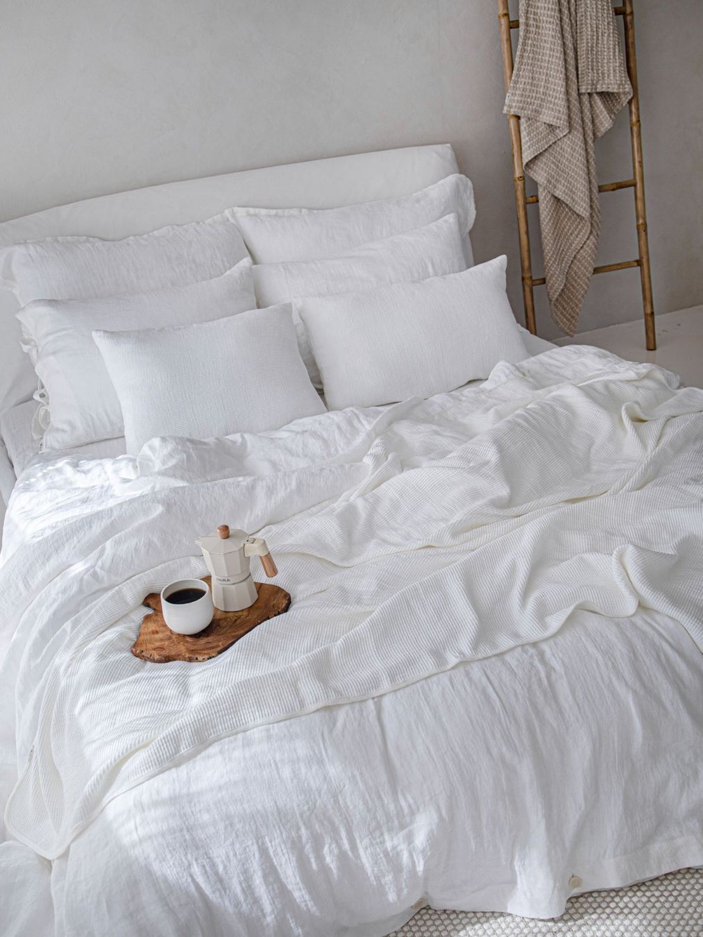 Biancheria da letto: Weissjasmin Leinenbettwäsche-Set – Nuovo e nell'imballaggio originale da Affoltern am Albis venduto da EdelLinn 4