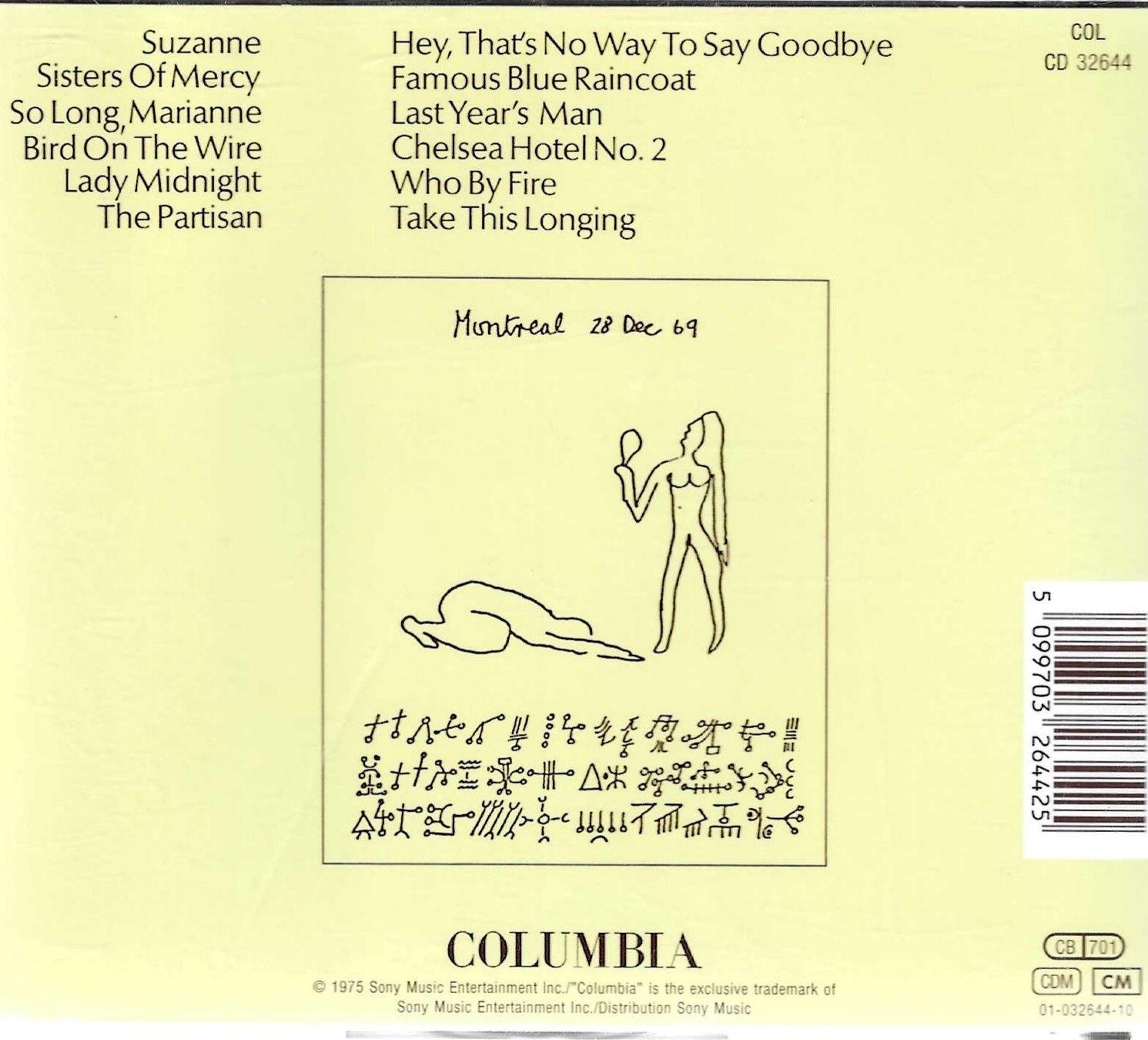CD: Leonard Cohen - Greatest Hits – Usato da Savagnier venduto da Ne2065 1