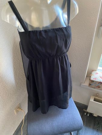 Shana  elegantes Sommer-Kleid schwarz Grösse S