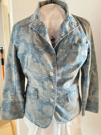 Nile Jeansblazer Gr. 36blau/weiss Frühling
