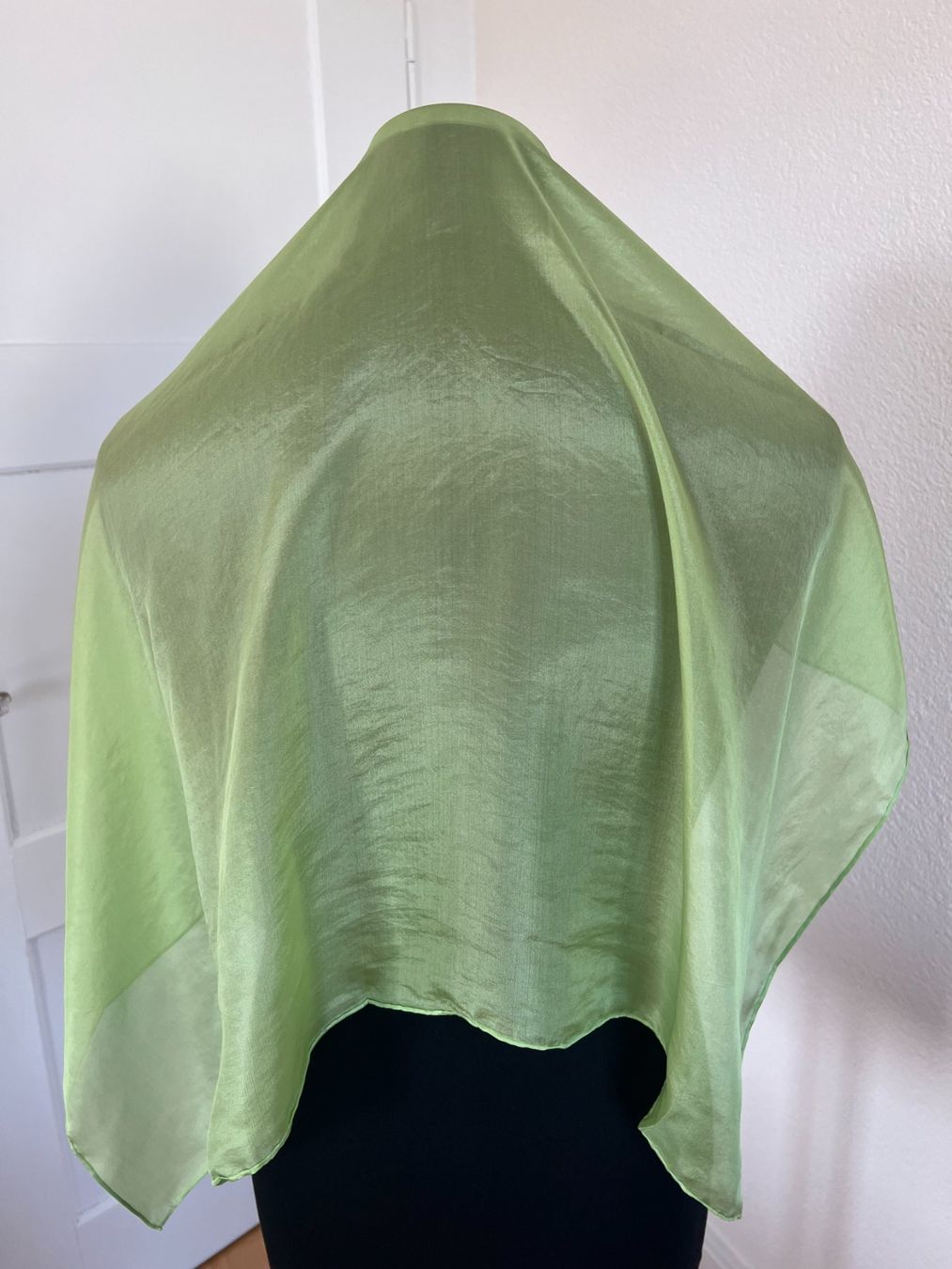 Foulard & Sciarpe: Foulard, 100% Seide, Hellgrün, NEU – Nuovo (secondo la descrizione) da Worb venduto da farben20zauber 1