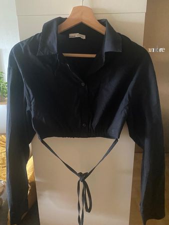 Jolie top chemise court pour les filles S