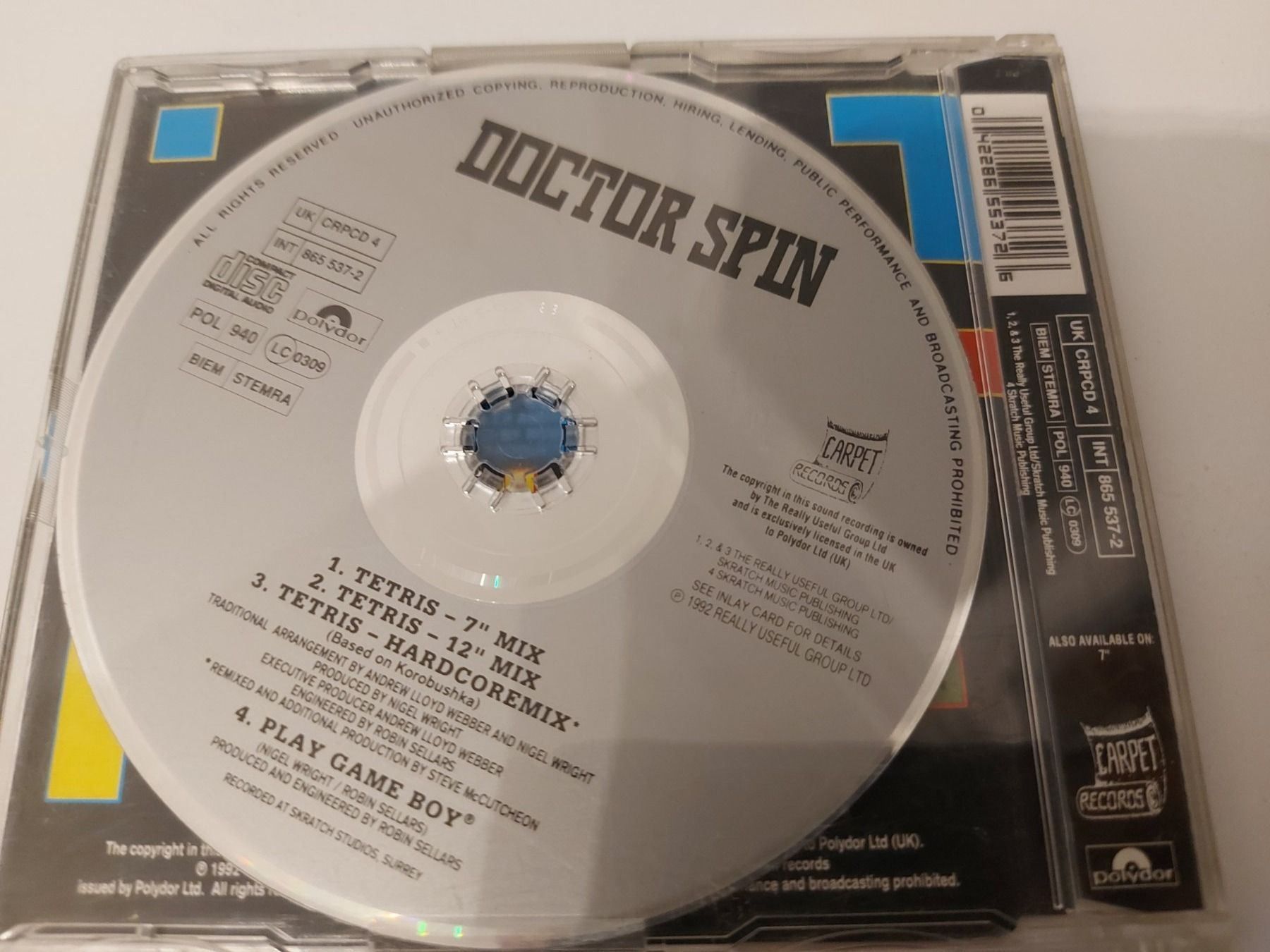CD: Tetris Doctor Spin Soundtrack CD Single – Usato da Aarau venduto da Kaesekuchen2000 3