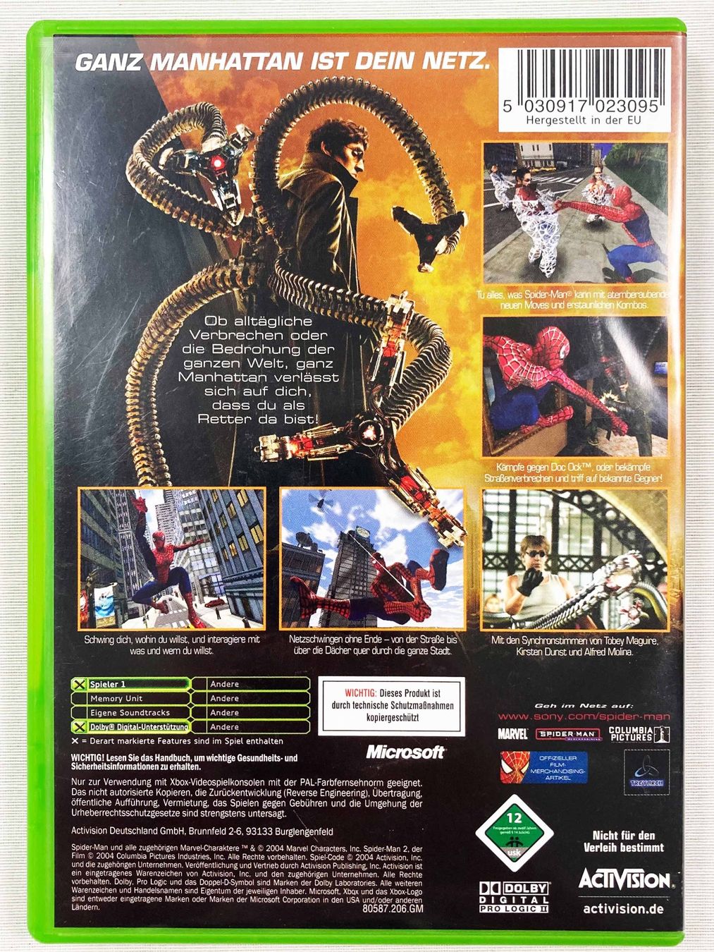 Giochi: Xbox Spider-Man 2 Game komplett – Usato da Wetzikon ZH venduto da cyan74 2
