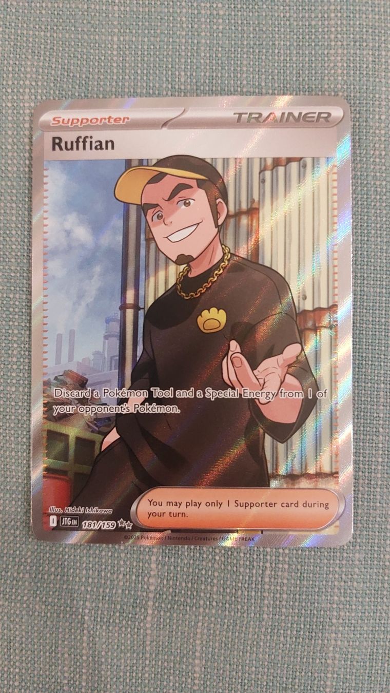 Pokémon Carte collezionabili: Ruffian Fullart Journey Together – Nuovo (secondo la descrizione) da Bellinzona venduto da Pagur