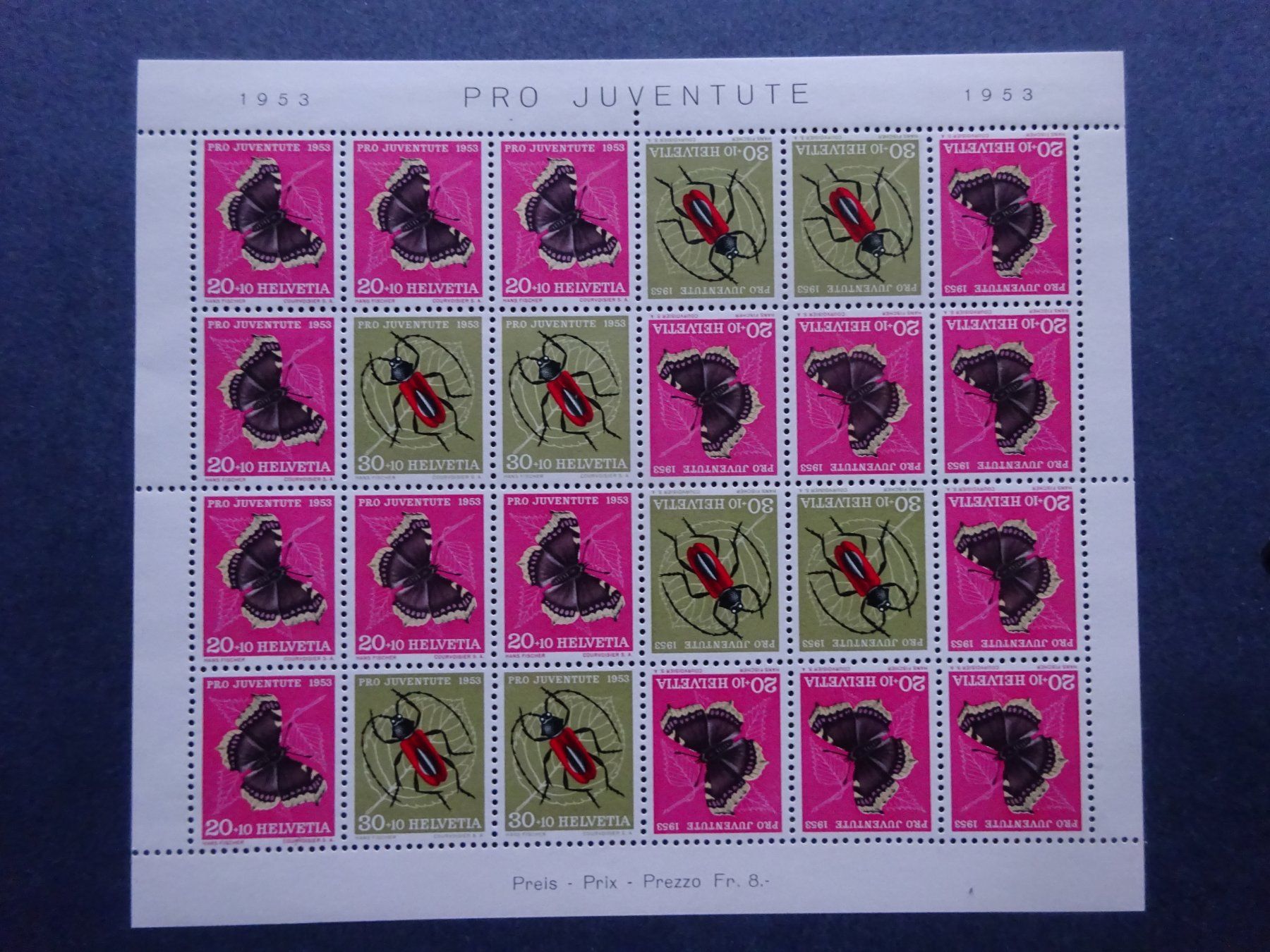 Tutti i francobolli: 1953 Pro Juventute JOZ41 postfrisch** – Usato da Appenzell-Steinegg venduto da adi1975