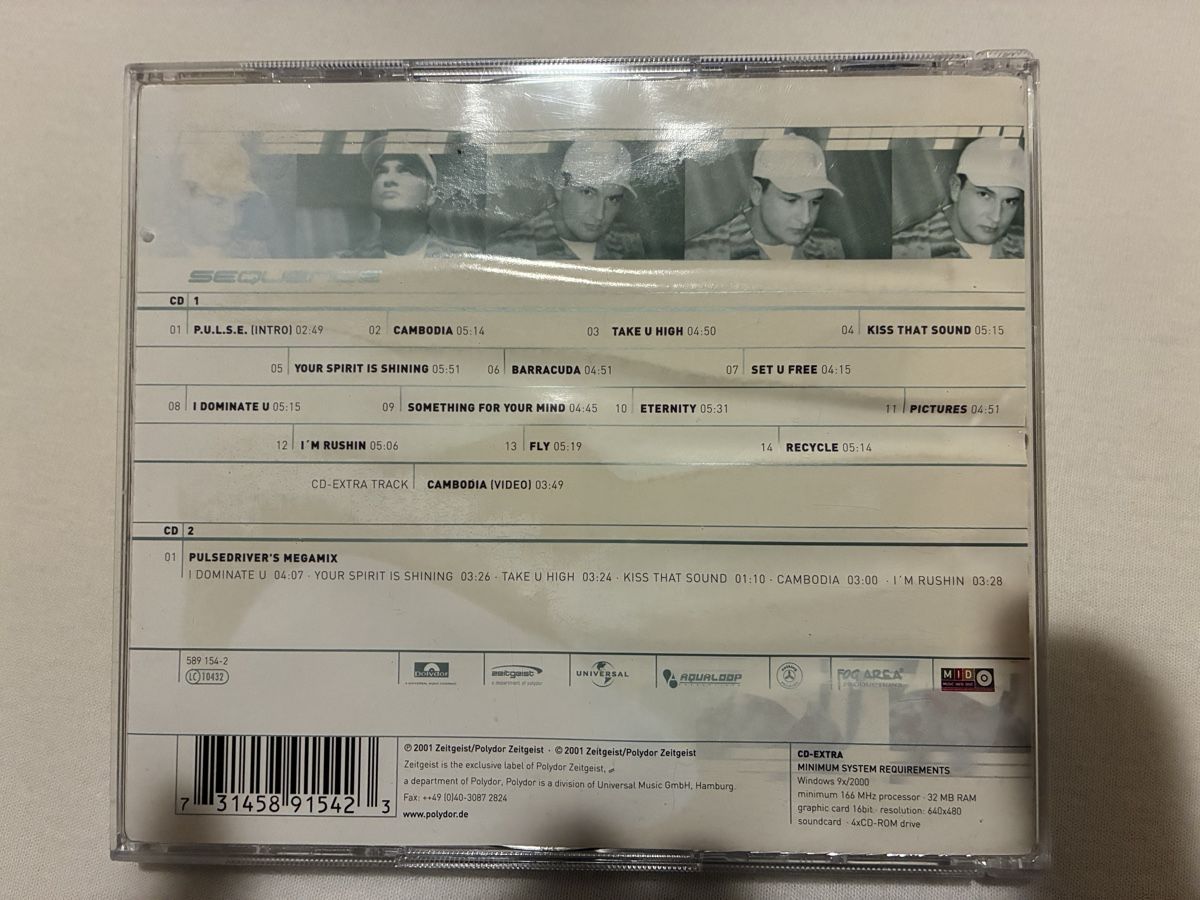 CD: Pulssdriver - Sequence - CD Album (2001) – Usato da Winterthur venduto da Eisenware 2