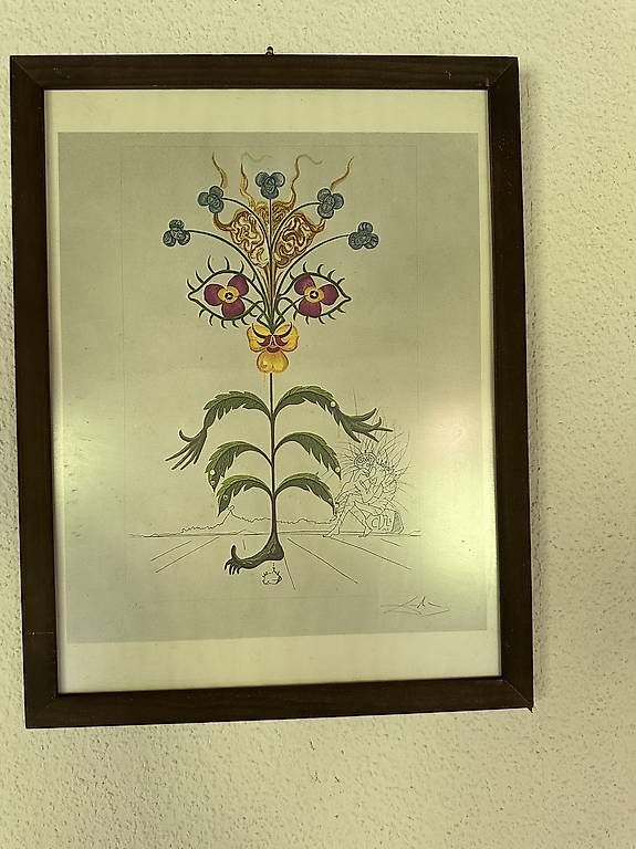 Poster & Bilder: Signierter surrealistischer Kunstdruck – Gebraucht aus Binningen von C0llin