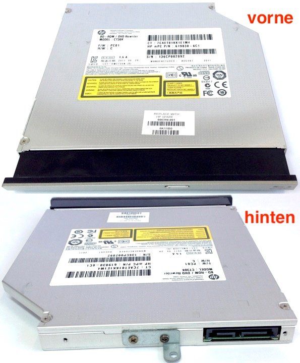 Hewlett Packard Lettore multimediale & Streamer: HP CT30K Notebook BD-ROM/DVD-Rewriter Laptop Combo-Brennerl. – Usato da Reinach AG venduto da RiesenServicesGmbH