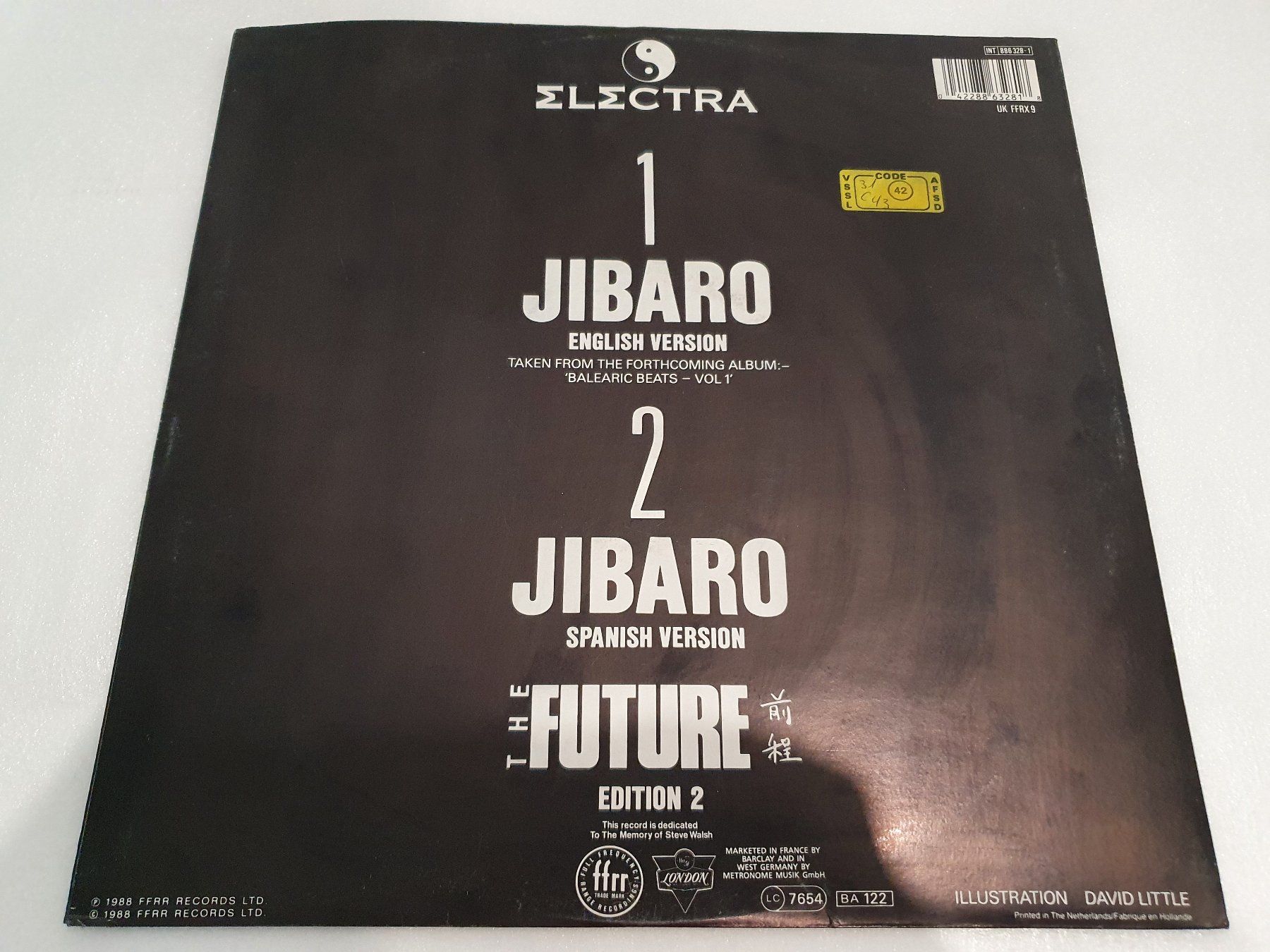 Dischi in vinile: Electra – Jibaro (Techno) – Usato da Uster venduto da Vinyl-Leidenschaft 1