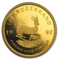 Krügerrand 1992 1/2oz Gold Proof
