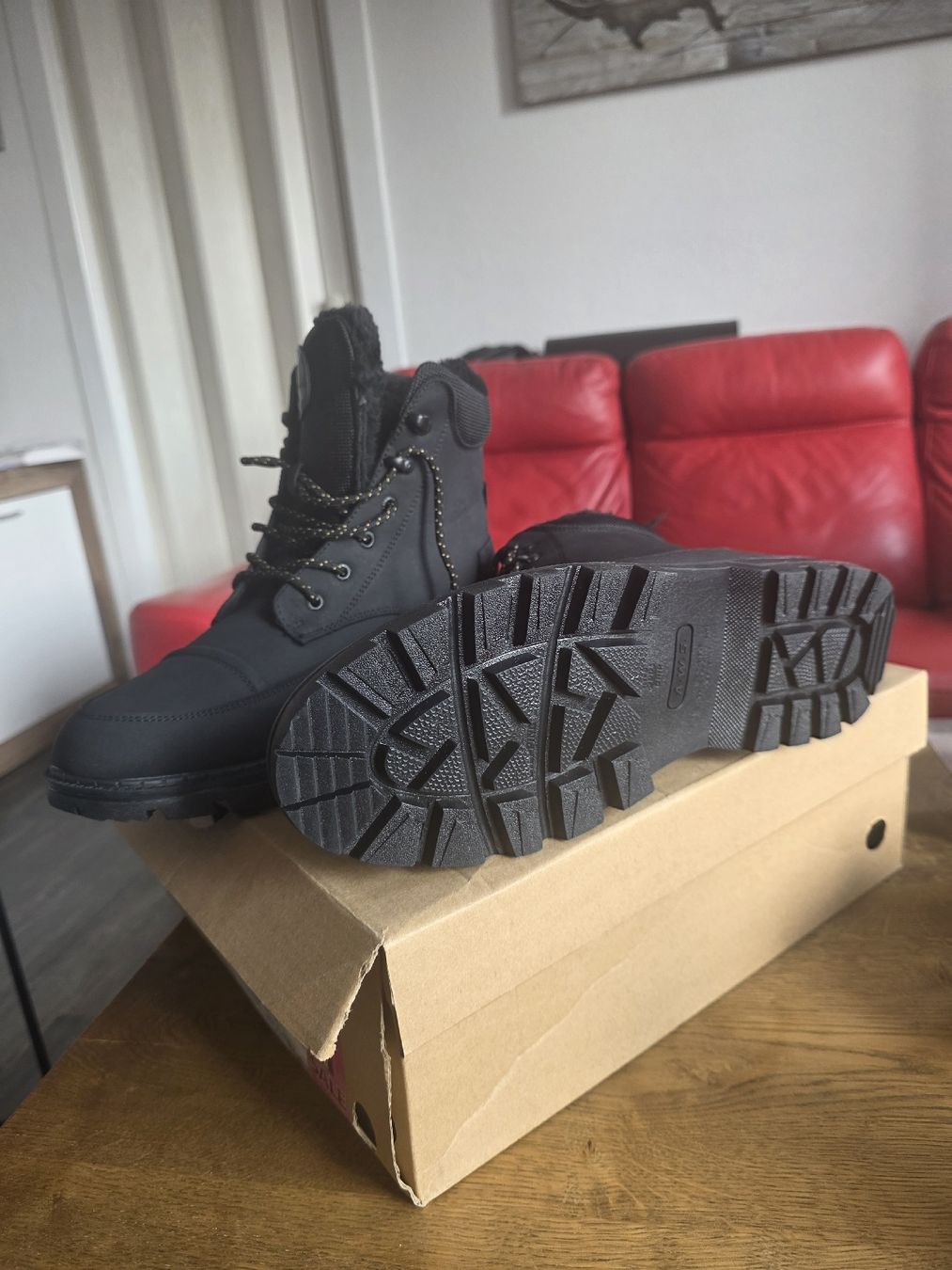 Scarpe da uomo: Lunata Winterstiefel schwarz Grösse 44 mit Innenfutter – Nuovo e nell'imballaggio originale da Oberengstringen venduto da Loni2015 2