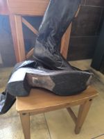 Damen Stiefel Leder dunkel braun Grösse 39 gebraucht