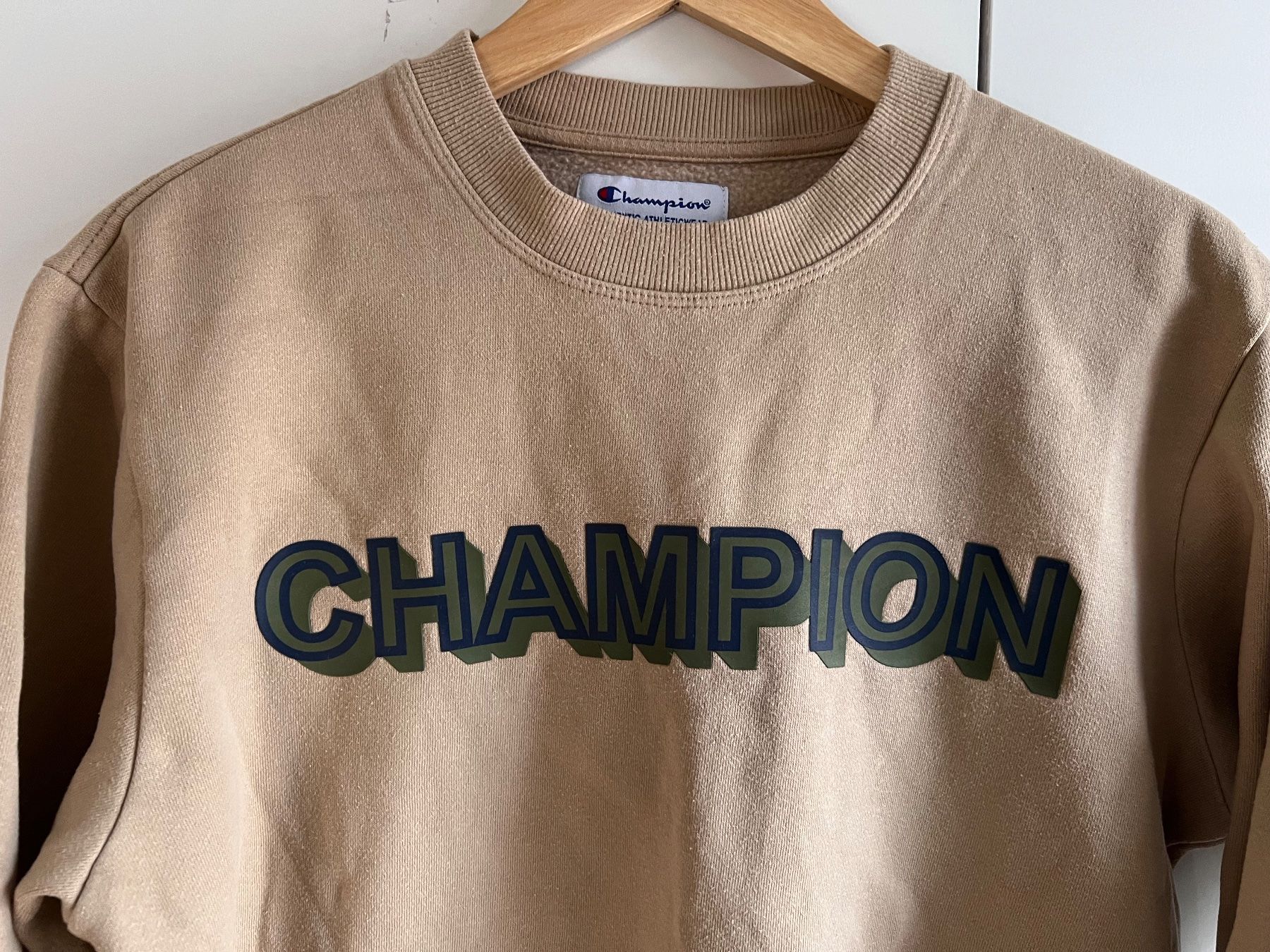 Champion Maglioni & Felpe: Champion Sweatshirt Beige Herren Grösse M – Usato da Hünenberg See venduto da mississauga 1