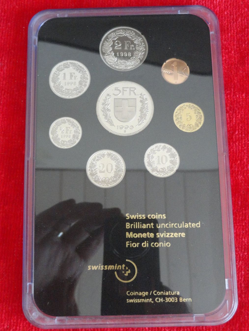 Alle Münzen: SCHWEIZER MÜNZSATZ IM STEMPELGLANZ 1998 – Neu (gemäss Beschreibung) aus Gerlafingen von Shiva_74