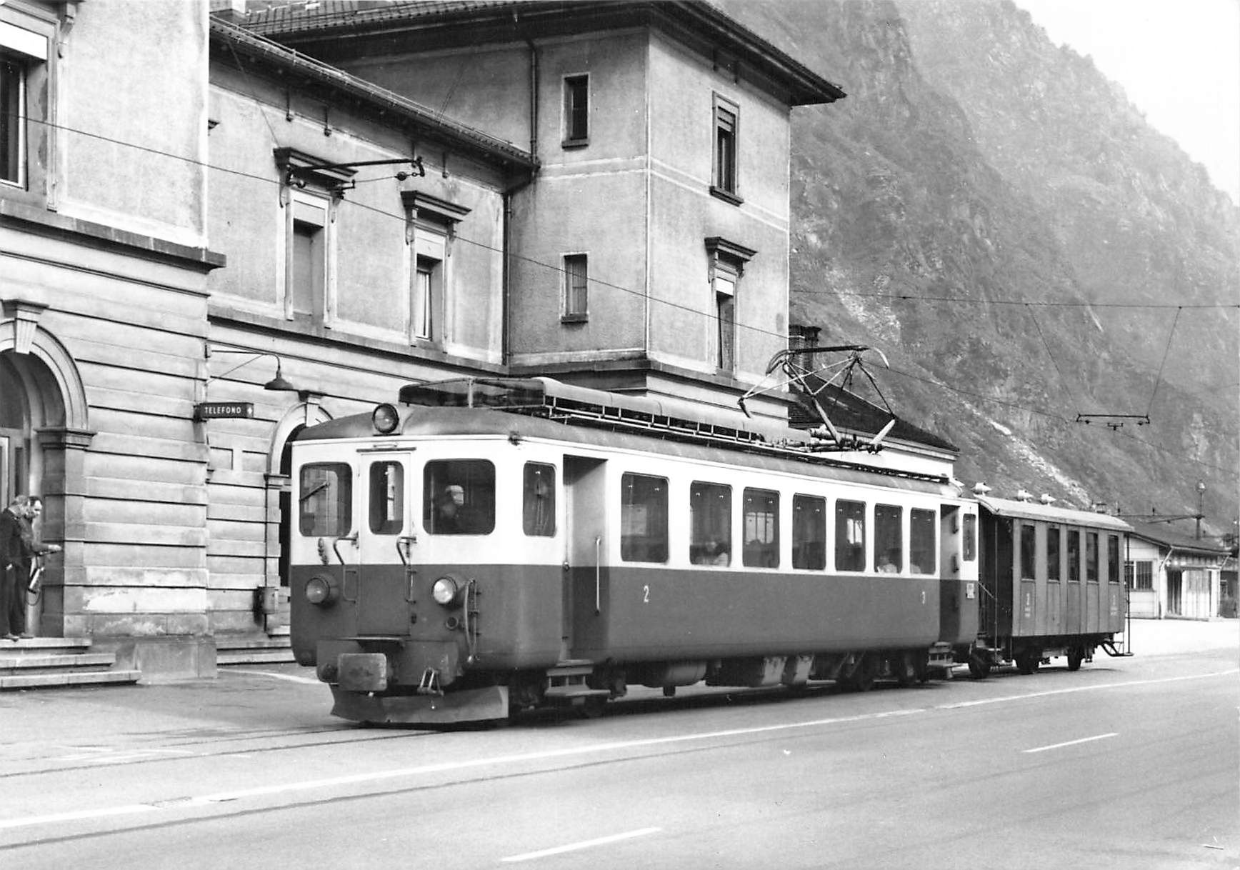 Cartoline postali: Biasca Acquarossa B.A. Tram Straßenbahn – Usato da Biasca venduto da Blenio71