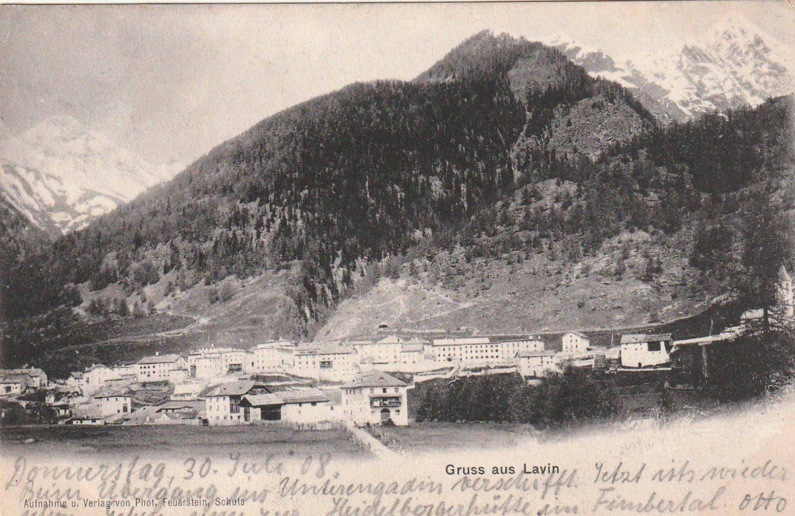 Cartoline postali: Lavin – Usato da Rorschacherberg venduto da fratovi2