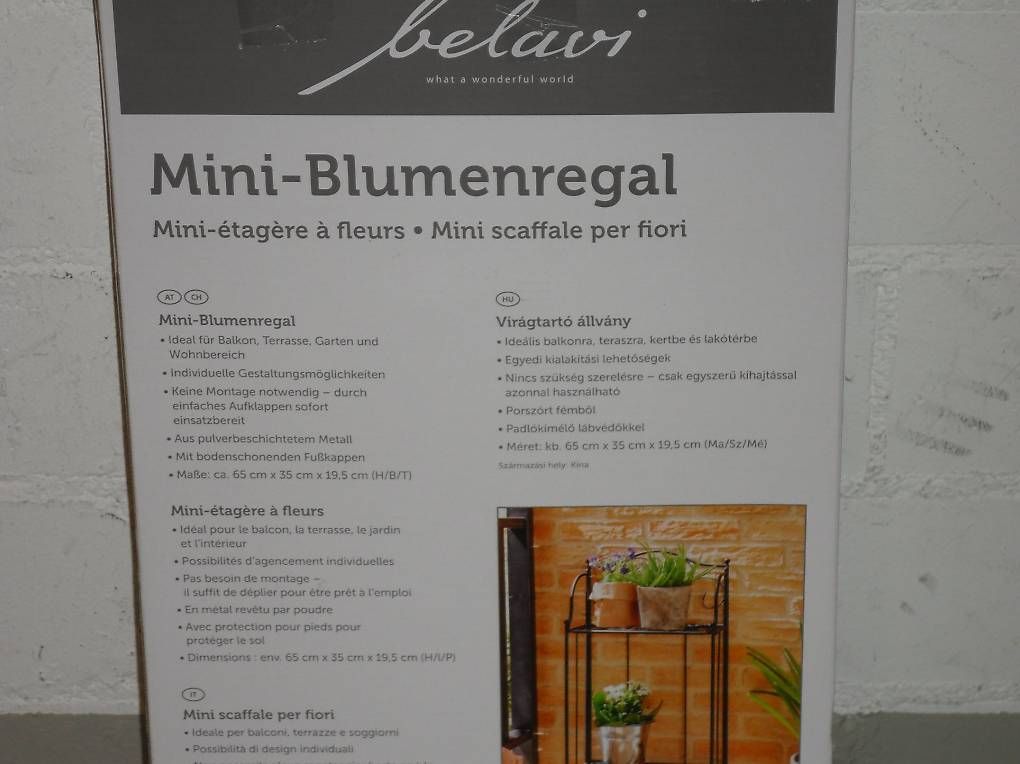 Regale: Mini Blumenregal – Gebraucht aus Effretikon von Renbrun 2